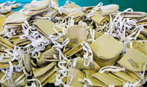 کشف ۱۳ هزار عدد ماسک قاچاق در جاده اردبیل، مغان