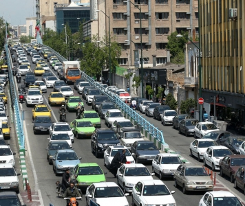 وضعیت ترافیکی معابر بزرگراهی و اصلی تهران در صبح شنبه