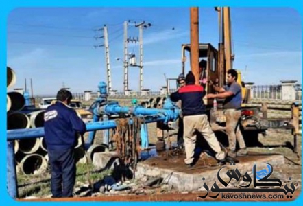 عملیات مهندسی مجدد چاه شماره 8 با هدف تقویت فشار آب