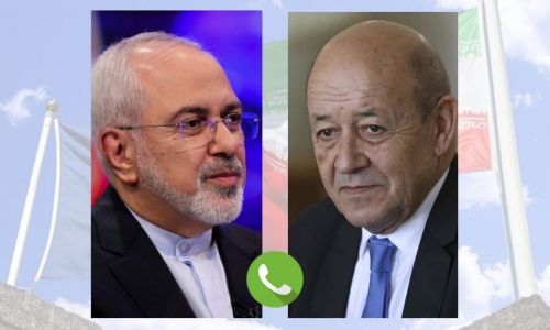 گفت‌و‌گوی تلفنی وزرای خارجه ایران و فرانسه