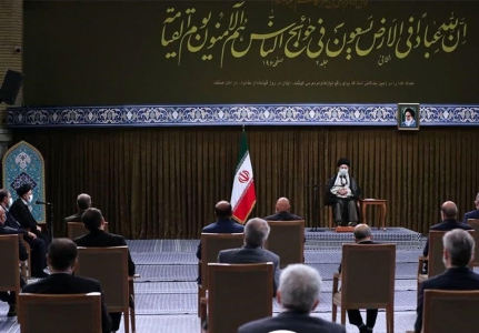 نخسیتن دیدار رهبر انقلاب اعضای دولت جدید