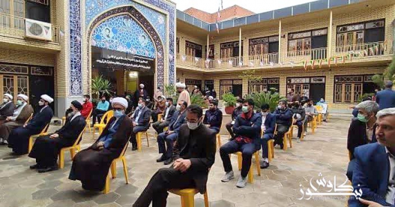 تجمع طلاب گلستانی در محکومیت اقدام تروریستی در حرم مطهر رضوی