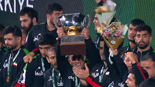 کشتی فرنگی ایران در سکوی اول قهرمانی جهان ایستاد