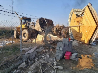 تخریب ۳۲بنای غیرمجاز در گرگان
